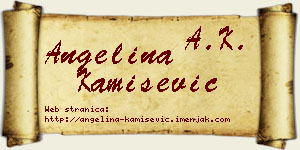 Angelina Kamišević vizit kartica